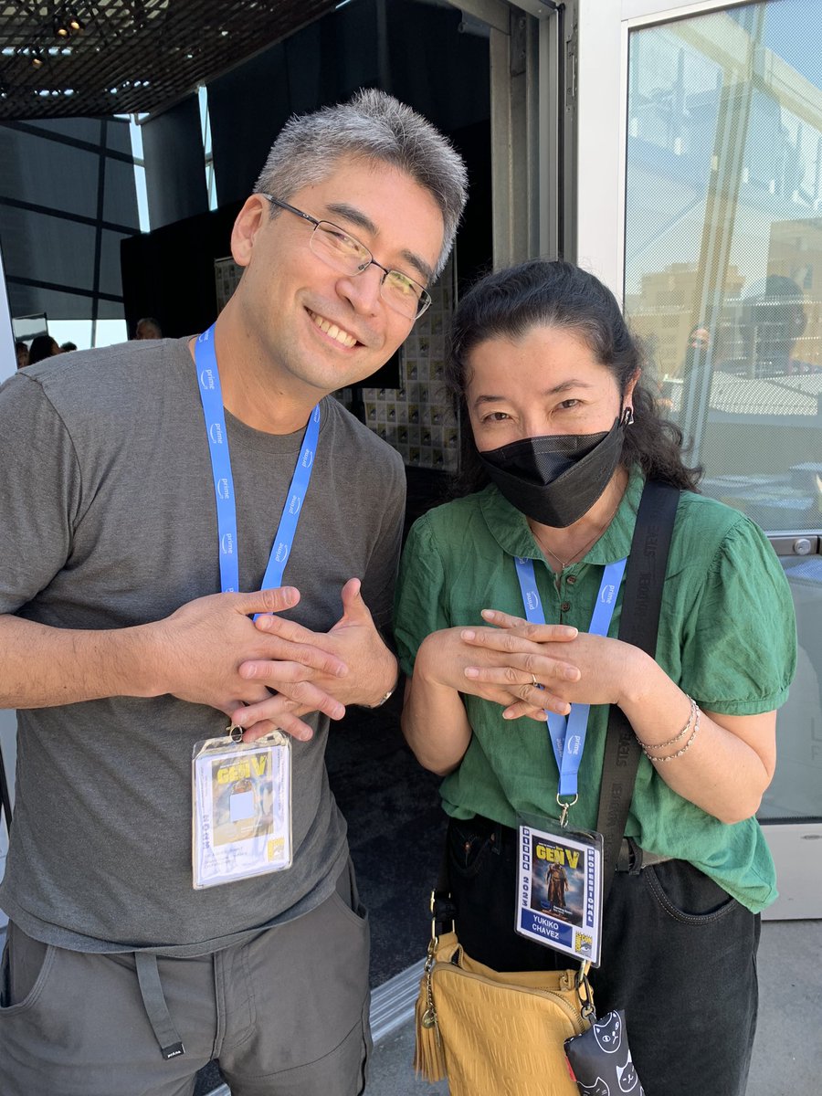 A snapshot of my 2023 SDCC! Thank you <a href="/CBCBook/">Children's Book Council</a> for hosting such an excellent and important series of panels! <a href="/SDPublicLibrary/">San Diego Public Library</a> <a href="/artbaltazar/">Art Baltazar</a> <a href="/boltcity/">Kazu Kibuishi</a> <a href="/JanaWritesComix/">JanaWritesComix ⏭️ NYCC</a> <a href="/DCD_Nexus/">Diamond Comic Distributors</a> <a href="/GinaBottini/">Gina Bottini</a>