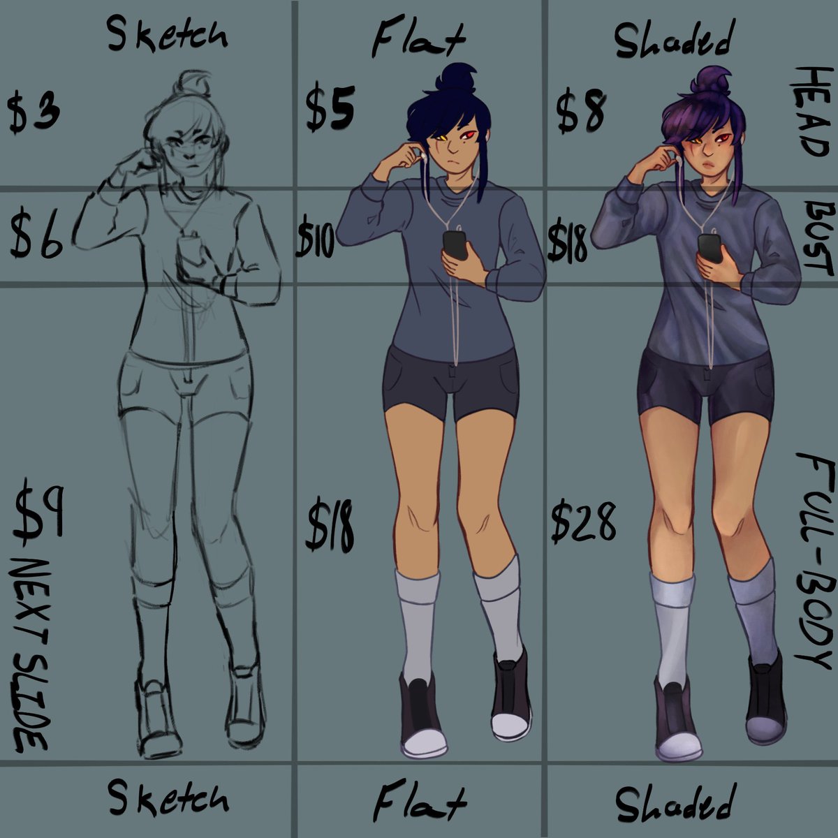 tallyitgone's tweet photo. just finished remaking my comms sheet AGAIN! 3rd time 😭
you dont have to commission me, but likes and rts are greatly appreciated!
-
#art #Commission #CommissionSheet https://t.co/a4HpOHhBv0