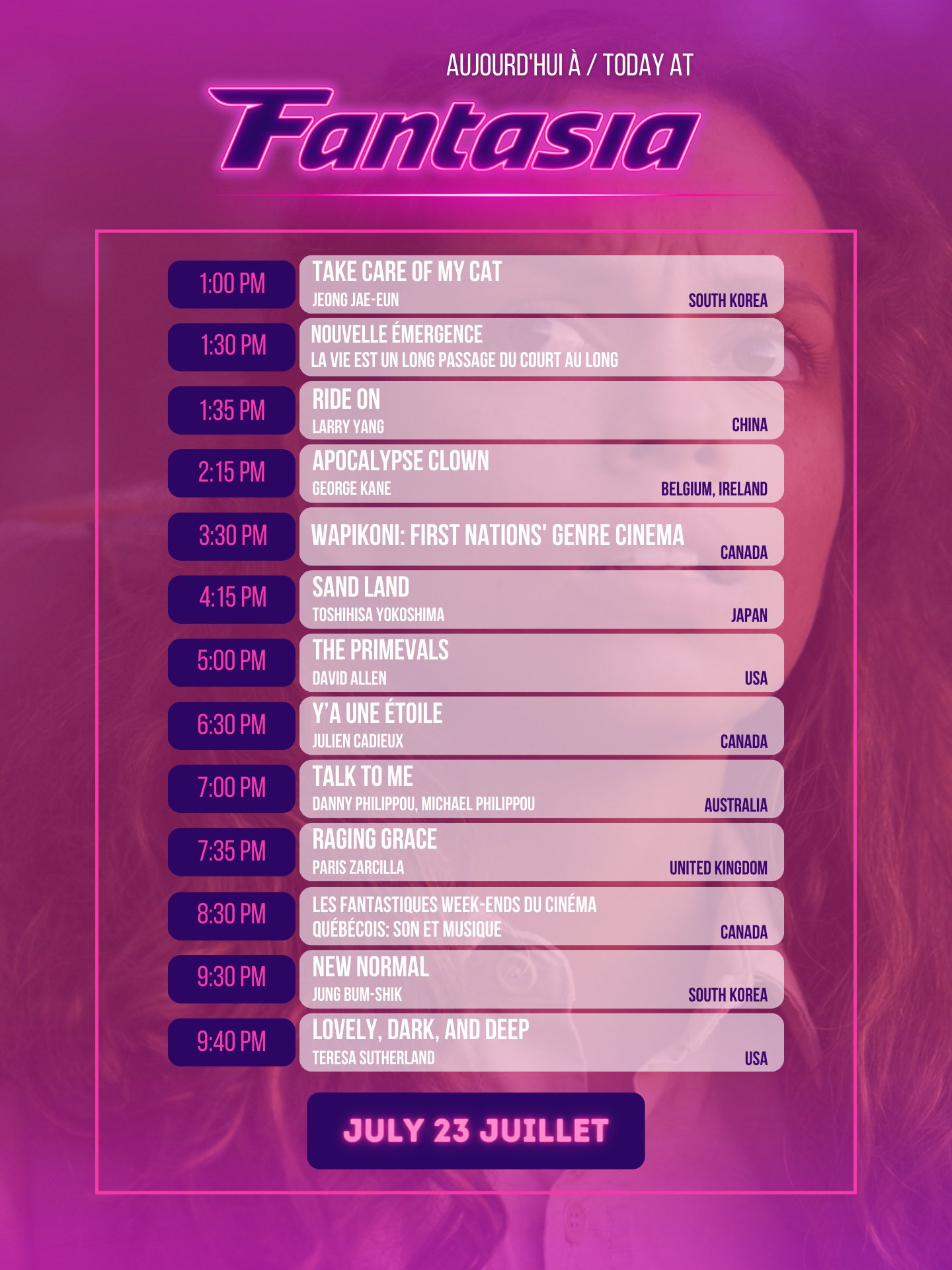 Fantasia International Film Festival on Twitter "Our first weekend is in full swing! What will