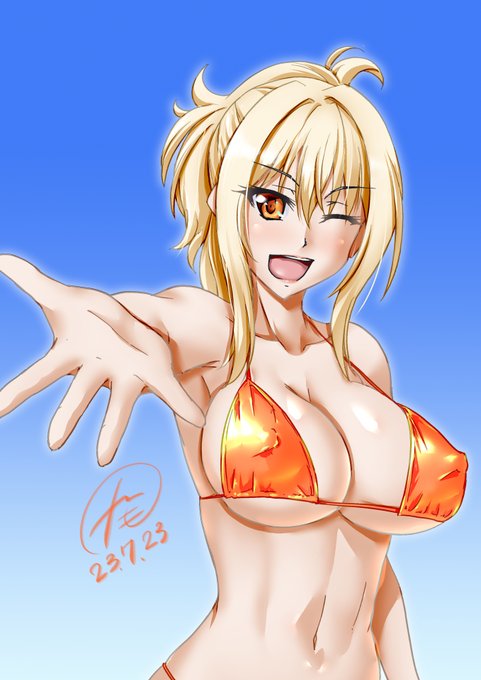 原稿の手慣らし兼ねて海の日用に愛さん描くか～と思ってこんな日になった 