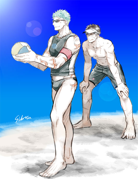 「#これを見た人は夏らしい画像を貼る」|シダツ🐾もふたぬのイラスト