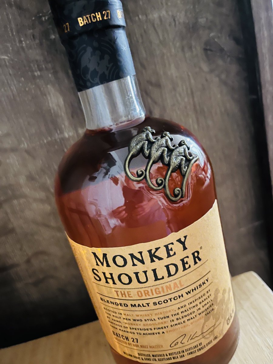bsroyce's tweet image. Well, how could I resist? #MonkeyWhisky