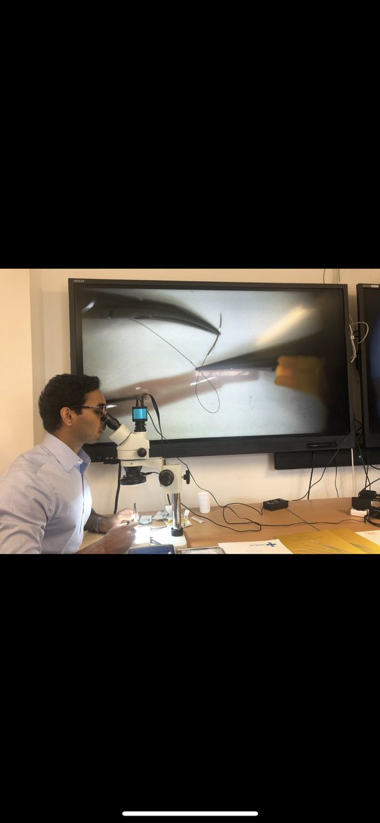 WMicrotraining's tweet photo. A big thank you to Consultant/ Attending #Plastic and Reconstructive #Surgeon @DrJamesKKChan for using our #microsurgery set up at his Stoke Mandeville #Microsurgery Course, UK. The turn out was great and the clarity of the projected #anastomosis was clear for #residents. https://t.co/cChbSnW22F
