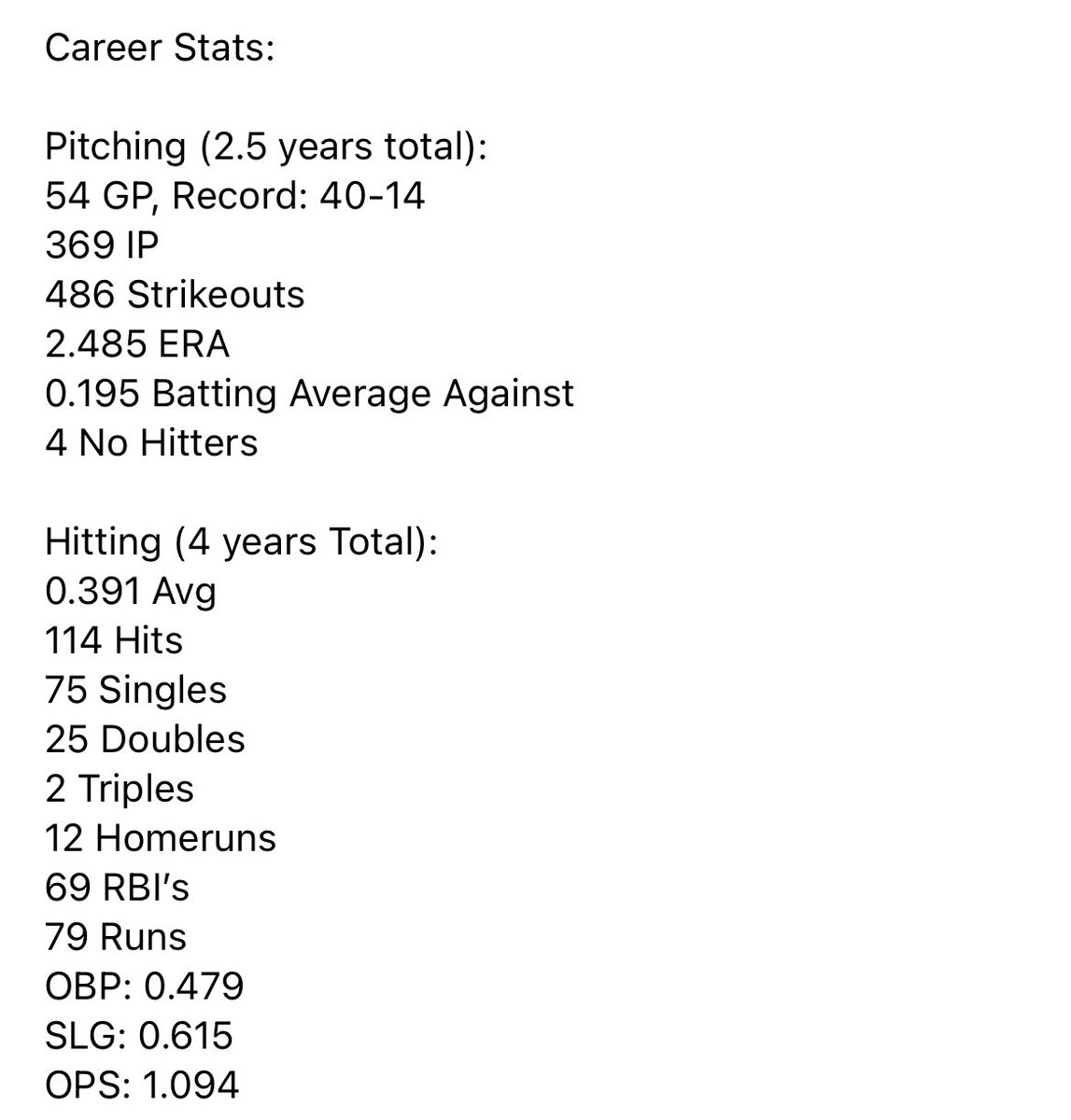 The final word on what was the best 5 years of my life playing the game I love. Topped off by what was the most amazing senior season imaginable. 

So excited to meet new teammates and embark on the next chapter of my career  <a href="/Ithaca_Softball/">Ithaca Softball</a>