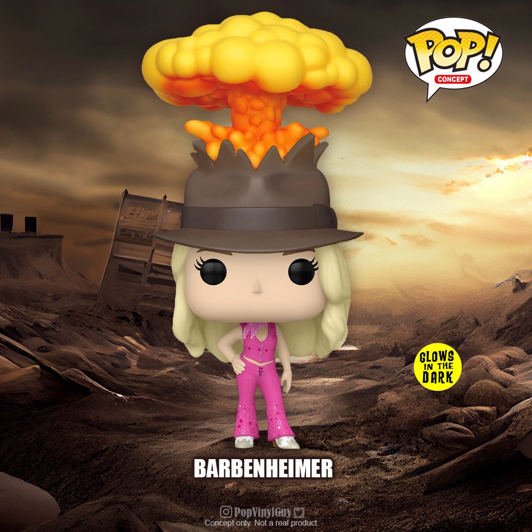 PopVinylGuy's tweet photo. Seen em yet? Any good? 
#FunkoPop #Barbie #Oppenheimer #Barbenheimer https://t.co/NcnouTfRbx