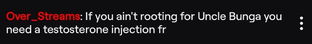 unclebunga's tweet image. 