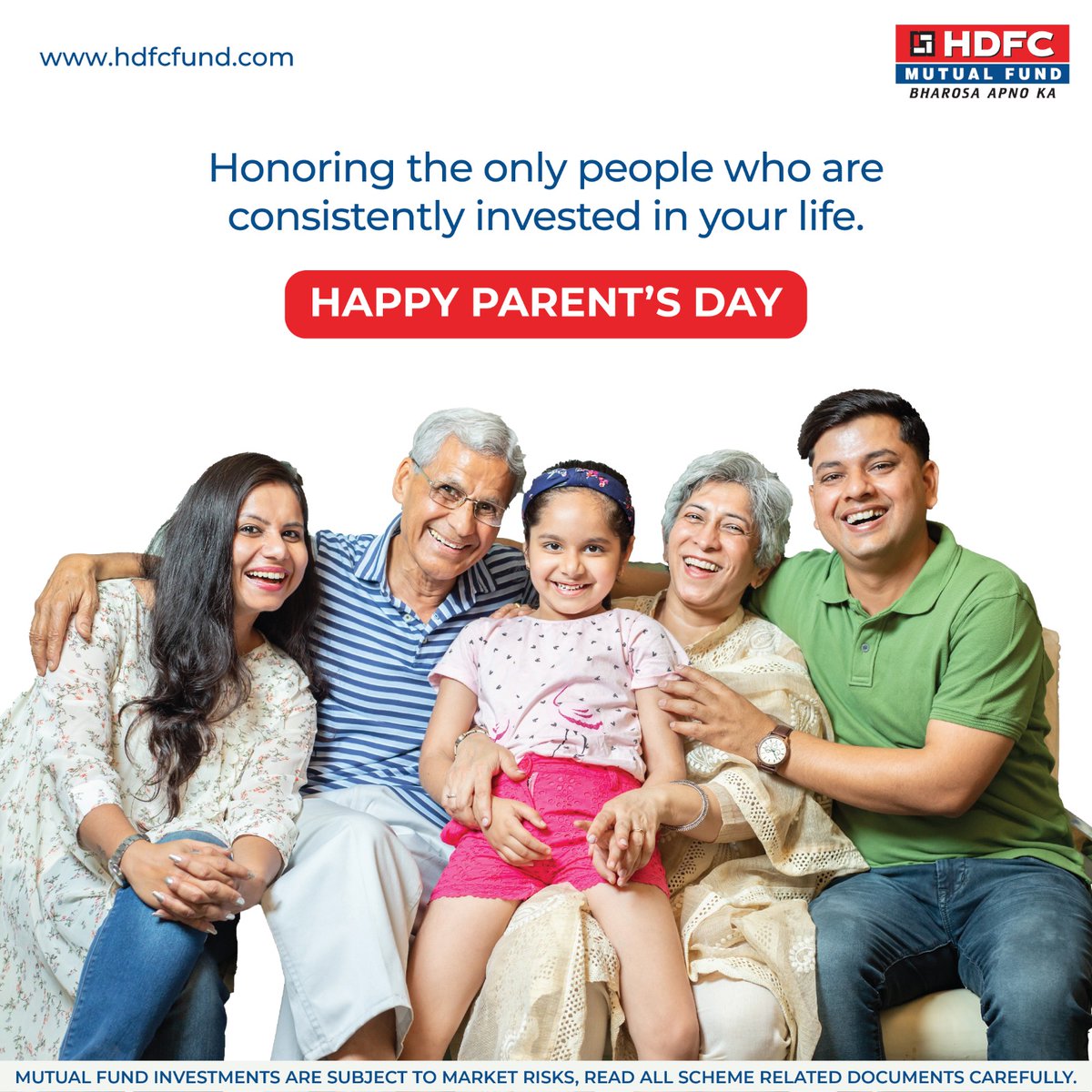 Celebrating the incredible investment our parents make in us by nurturing dreams, providing wisdom and planting the seeds for a prosperous future.

#parentsday #hdfcmf