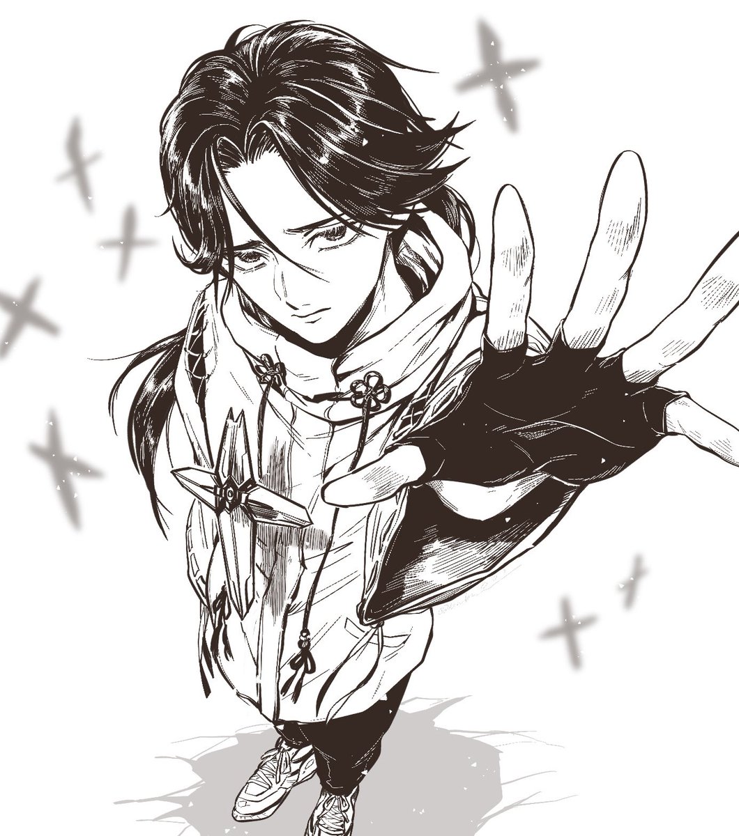 📮> ももちさんの描かれるファ…に毎回恋しています❤️いつも供給をありがとうございます
お題、そんなに見たことないな…というキャラから選びたかったのですが欲望のままに「シキ」を… https://t.co/SrIYdIQBXt
ありがとうございます‼︎‼︎たくさん恋してください🩶シキくんのあのスチル好き…