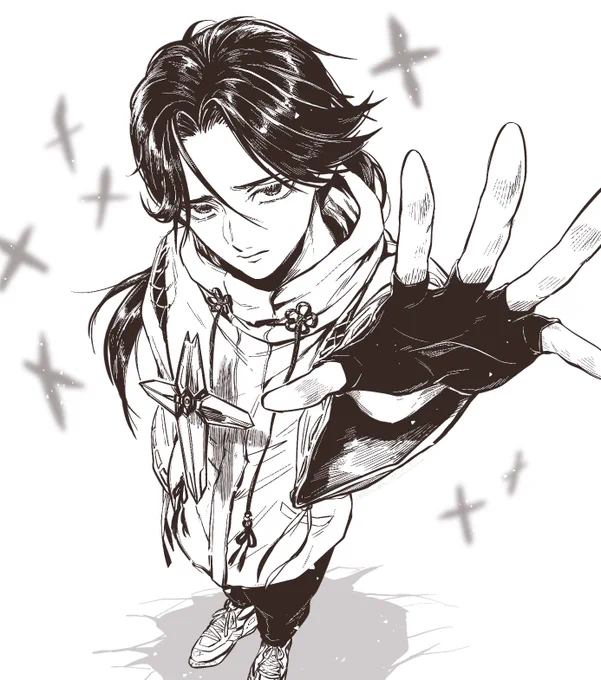 📮> ももちさんの描かれるファ…に毎回恋しています❤️いつも供給をありがとうございます
お題、そんなに見たことないな…というキャラから選びたかったのですが欲望のままに「シキ」を… https://t.co/SrIYdIQBXt
ありがとうございます‼︎‼︎たくさん恋してください🩶シキくんのあのスチル好き… 