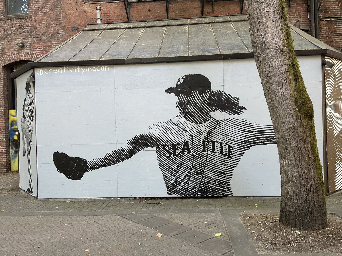 PugetStout's tweet photo. #Mariners legends #ASGWeek #OccidentalSquare https://t.co/mMsyUgzAUj