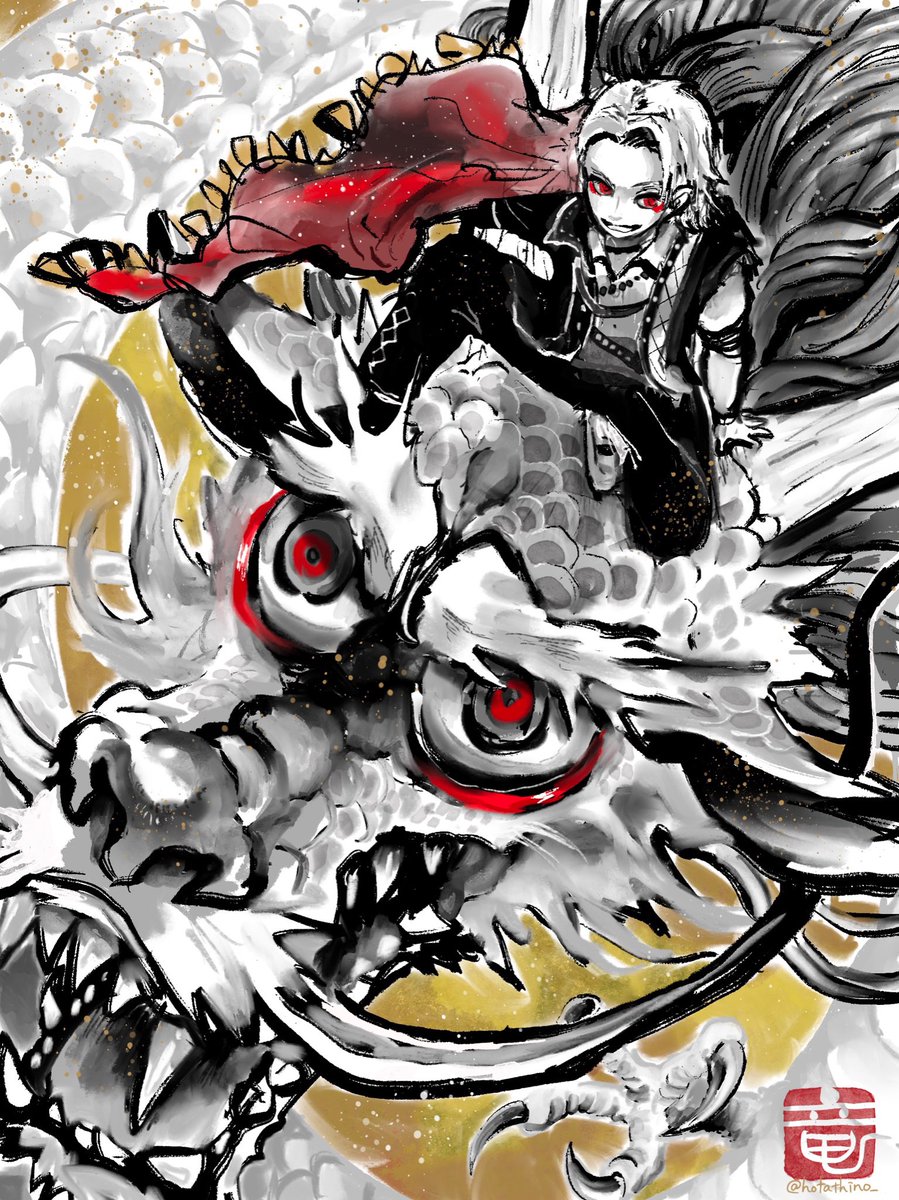 「#同じ人が作っています 4枚目のはハサミと白い紙だけを使って下書きなしで絵を切る」|ほたてぃーの@グッズ通販受付中のイラスト