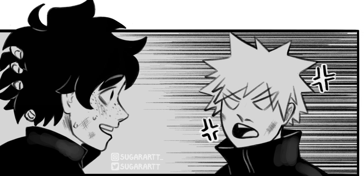 SugarArtt's tweet photo. man i sure hope we could see who deku was smiling at in this panel… oh wait https://t.co/ShsEGuohS8