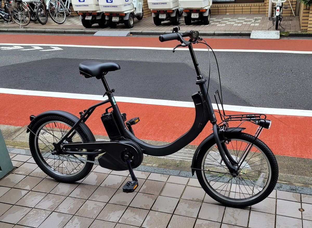 「そのうち、電動アシスト自転車がいるかなあとも思う。  今まで見た中では、パナソニ」|宮尾岳のイラスト