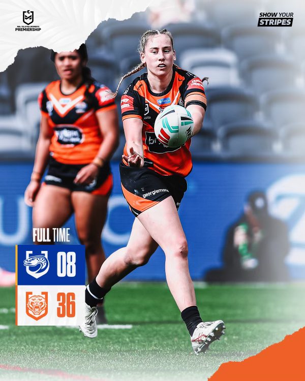 First EVER win for our girls 👊🏼🐅 #showyourstripes