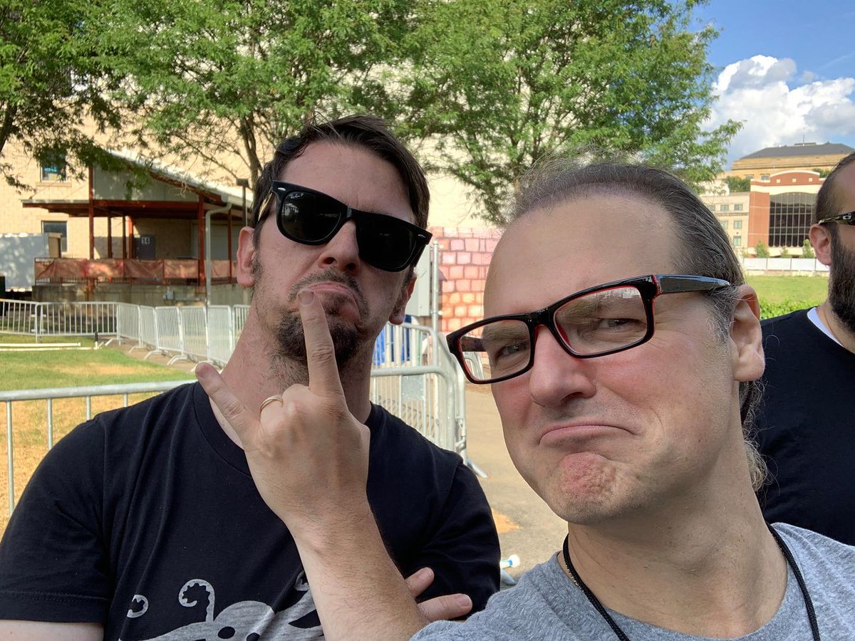 Ravenwoodrocks's tweet image. Trevor Matthews and Joe Vitale Jr backstage at our 10 year Lock 3 Amphitheater performance. Ravenwood Lock 3 Amphitheater 07.21.23

#ravenwood #rockband #bandsoftwitter #alternativerock