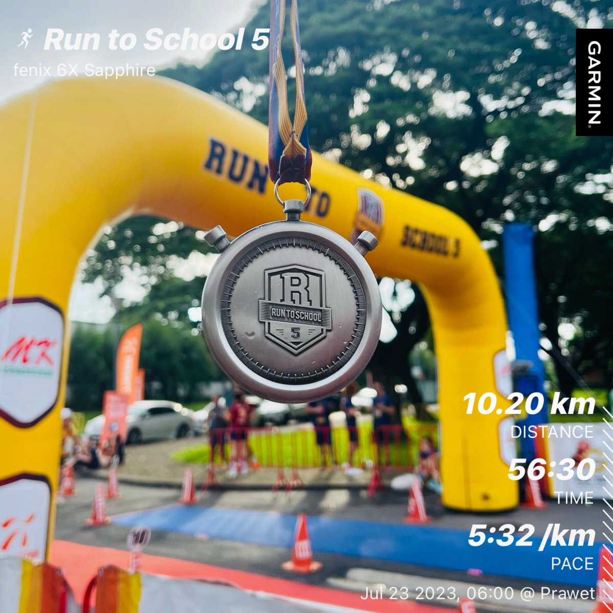 PhontakornW's tweet photo. 🩷 เช้านี้มาร่วมงานวิ่ง Run to School ครั้งที่ 5 ระยะ 10K งานวิ่งจัดได้น่ารักมาก เป็นธีมสมัยวัยเรียน เสื้อวิ่งสวยงาม ดูสดใสไปทั้งสวนหลวง #thairun #thairunฮับความสุขนักวิ่ง #วิ่งไหนดี #wingnaidee #beatyourself #beatyesterday #garminfenix6X #oncloudsurfer #oncloud #RuntoSchool5 https://t.co/SKglpJN6GT