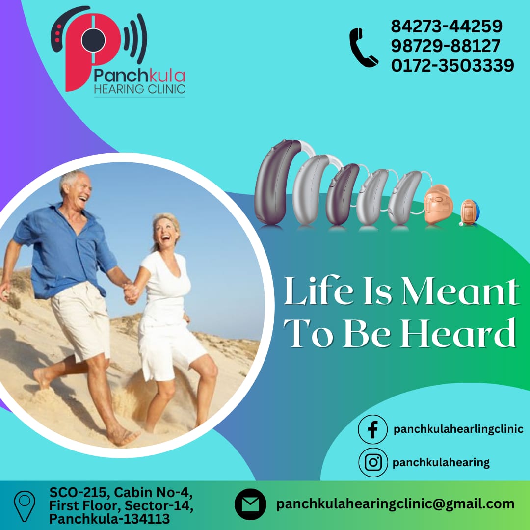 Life is a symphony of beautiful sounds waiting to be heard.

Don't miss a beat, make sure your hearing is at its best with the world class digital hearing aids available at Panchkula Hearing Clinic.

For more details call 84273-44259, 98729-88127, 0172-3503339