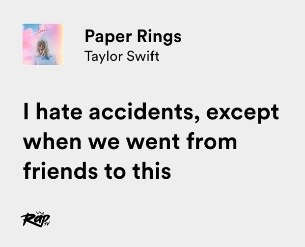 RT @thepopquote: taylor swift / paper rings https://t.co/lHA38fpEGW