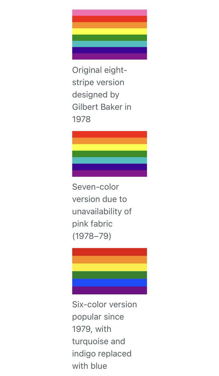 @Psalm150_4 @father_rmv It isn’t, this flag was first used almost 20 years before the adoption of the LGBT Pride flag.