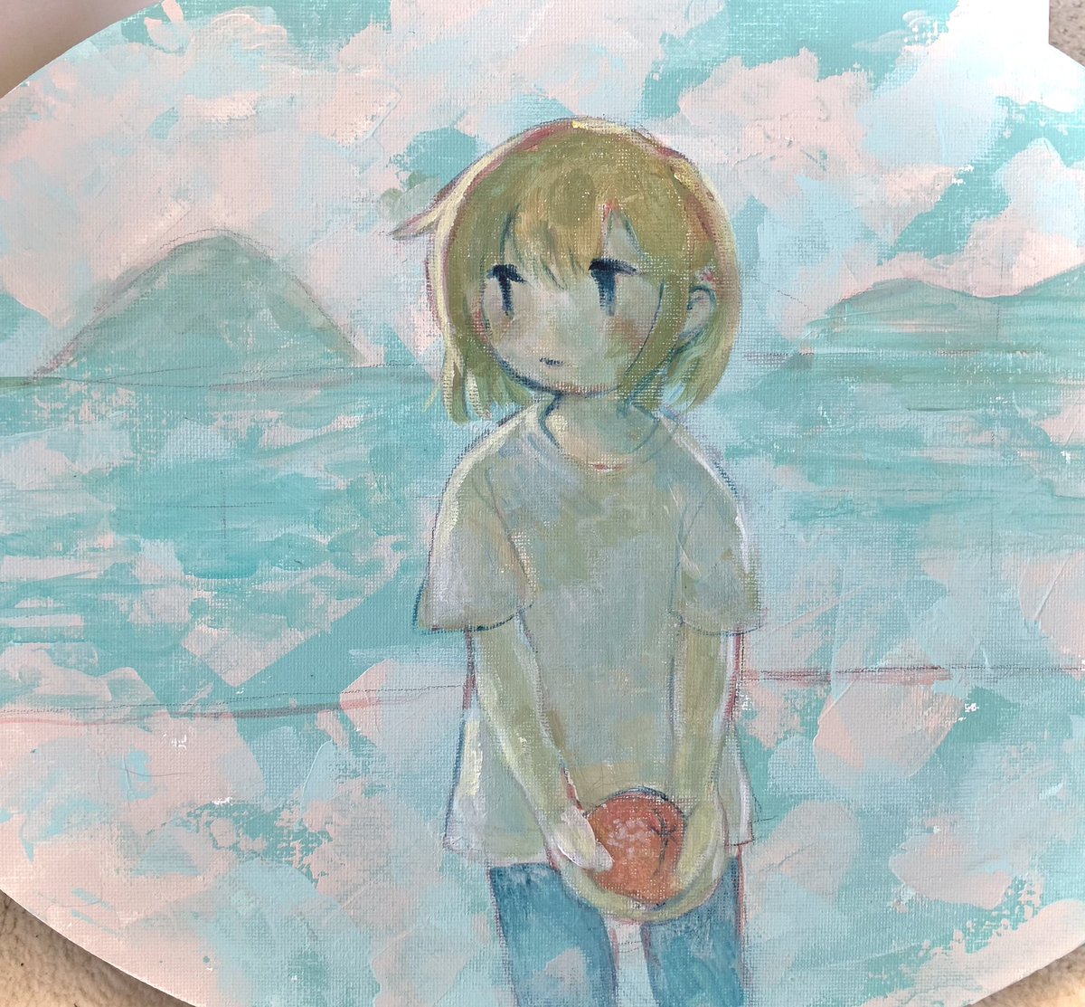 「途中」|けづるのイラスト
