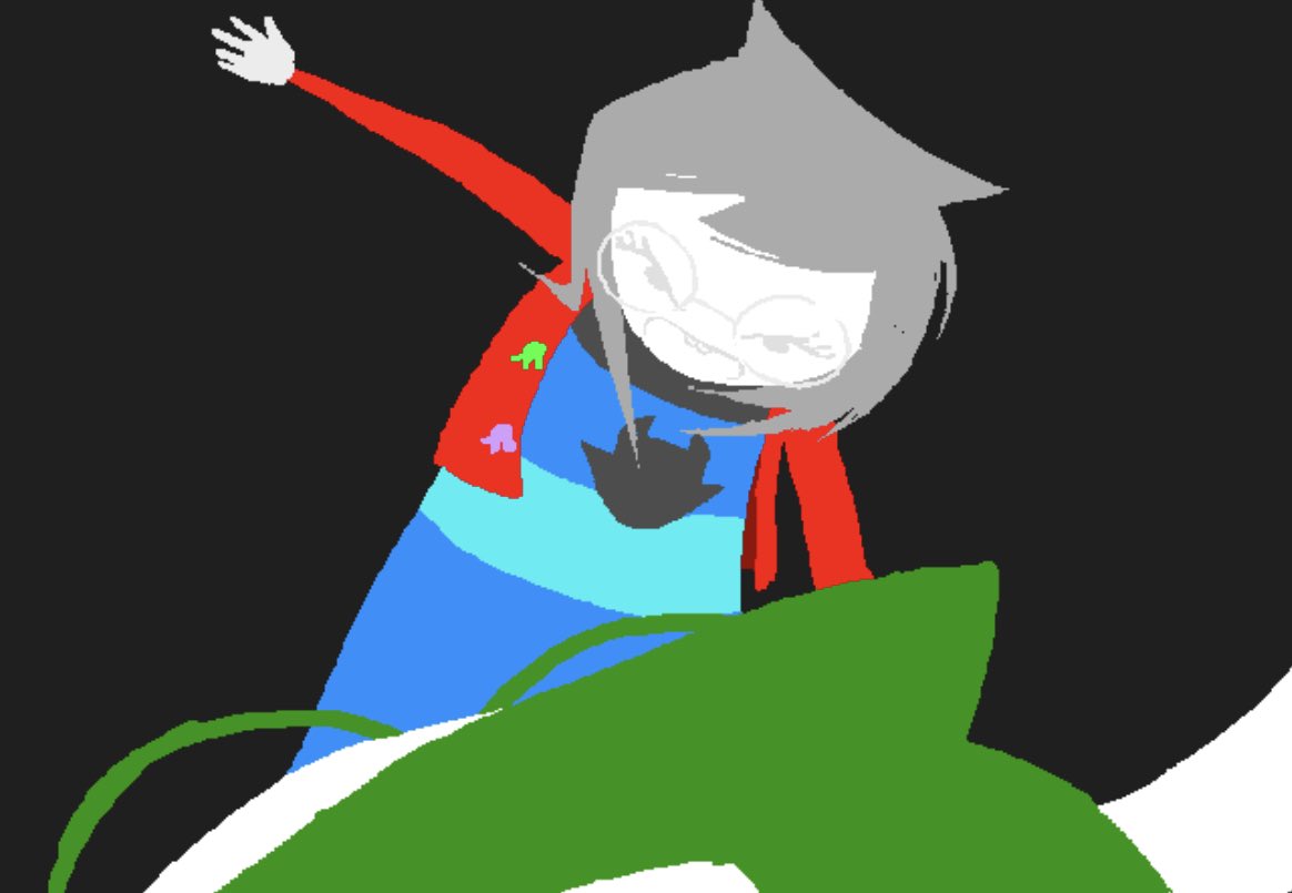 the Filipino character of the day is Jade Harley from Homestuck (headcanon). Jade Harley is genderfluid (also headcanon).