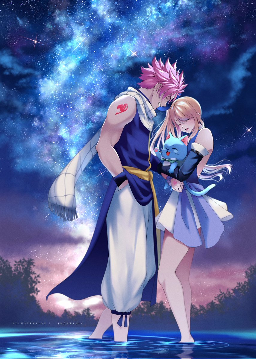 Under the starry sky 🌌✨

#FairyTail #FairyTail100yearquest #Nalu #Natsu #Lucyheartfilia #natsudragneel