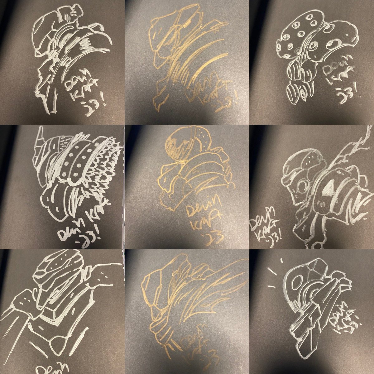 Thank you to everyone that made it out for our signing with <a href="/devinkraft/">Devin Kraft (Neverender / Silence) @Home for a bit</a> today! Check out these signed and remarqued copies of his Neverender TPB, still available in store for cover price!