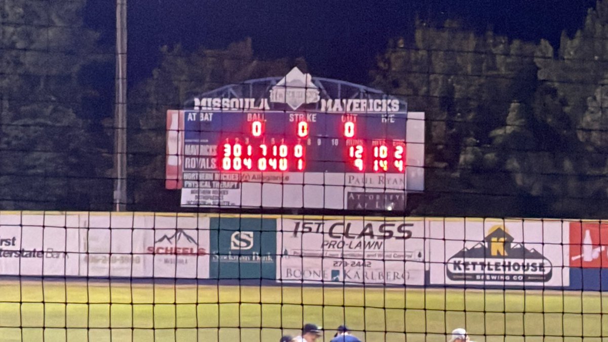 How it started, how it ended...

Mavs earn a tough 12-9 win over the defending state champs on the opening day of the Legion AA State Tourney. They’ll play Helena tomorrow night at 7:00 pm.

#MTSports