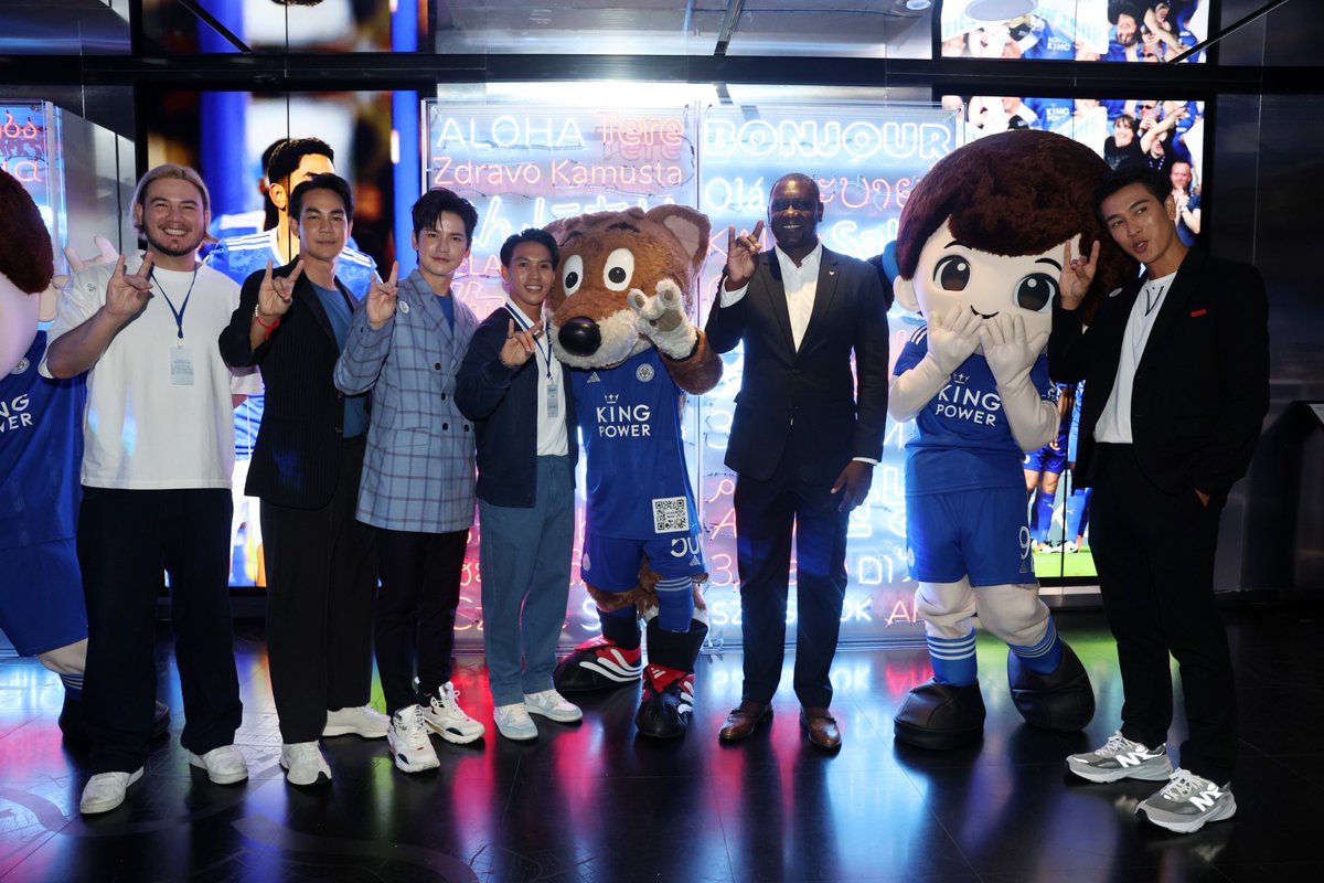 KingPowerhq's tweet photo. นักเตะเลสเตอร์ ซิตี้
พร้อมแขกผู้มีเกียรติ
ร่วมงานนิทรรศการพิเศษ
“FOXES JOURNEY
การเดินทางของจิ้งจอกสยาม” 🦊
22-27 ก.ค. 66
ชั้น 74 คิง เพาเวอร์ มหานคร
#LCFCLIVE
#LCFCTH
#ThePowerOfPossibilities
#ชีวิตไม่หยุดค้นหาความเป็นไปได้
#เป็นไปได้
#KingPower https://t.co/hE5rYAPnJd
