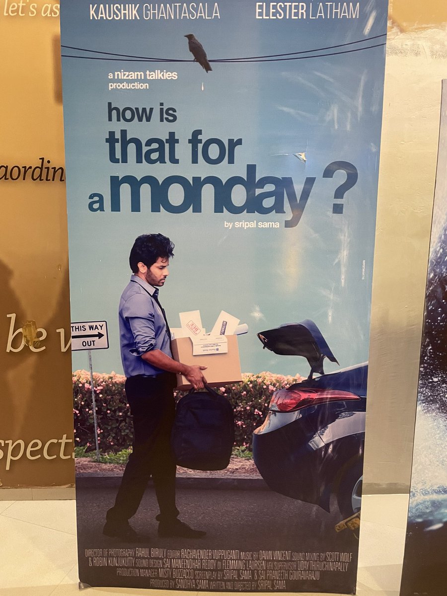 Nani_0519's tweet photo. #howisthatforamonday standees at #rkcineplex pvr opp lvprasad film lab
@KaushikGhan @sripalsama https://t.co/1LoSFalSGF