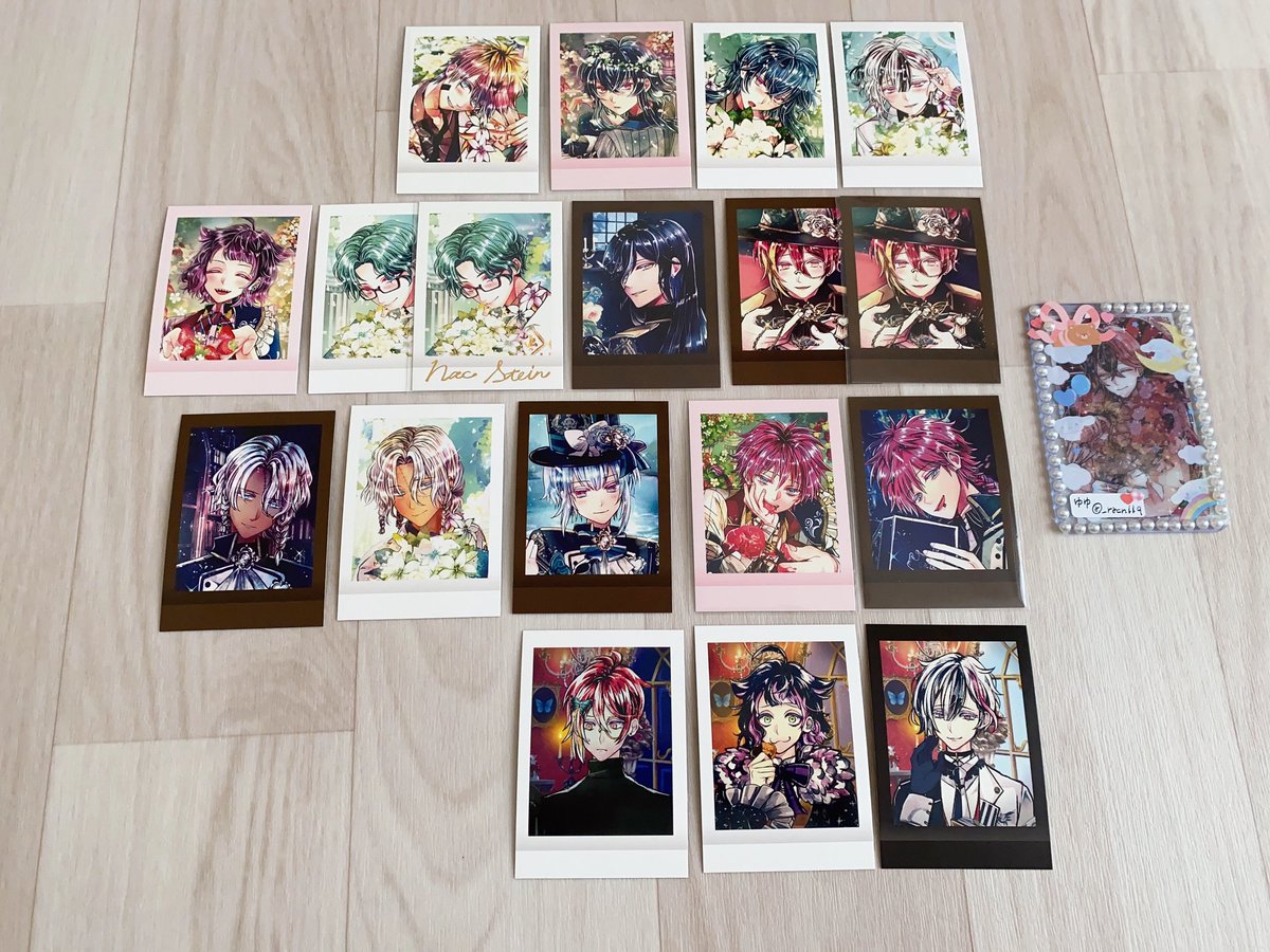 _racn11q's tweet photo. @_zZ
【交換】
悪魔執事と黒い猫 あくねこ ぱしゃこれ 第1弾  第2弾

譲：ベリアン2  バスティン2  ロノ1  フェネス3  ボスキ1  ナック(箔1／N1) ラムリ2  ラト2  フルーレ1  ミヤジ2

求：ルカス

◎郵送にて交換希望   
検索からお気軽にお声掛けください🌼 https://t.co/SZV2U7nSli