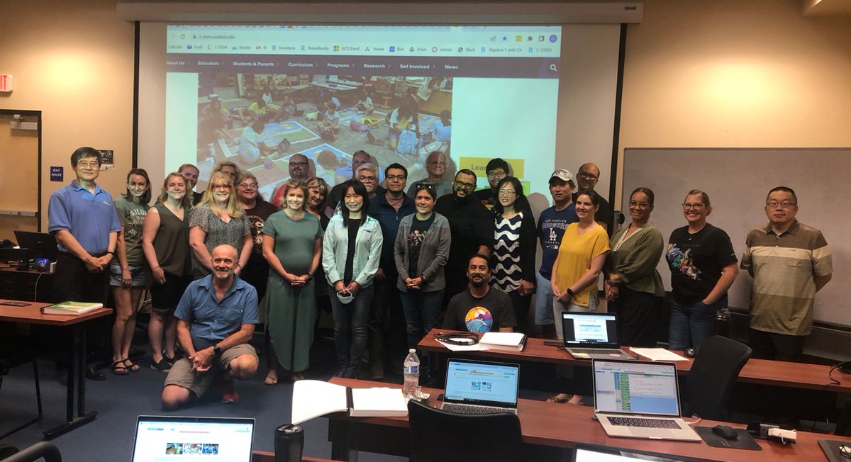 Congratulations to 27 teachers from <a href="/FontanaUnified/">Fontana Unified</a>, <a href="/hlpusd/">Hacienda La Puente USD</a>, <a href="/RedlandsUSD/">Redlands USD</a>, <a href="/orangeusd/">Orange USD</a>, <a href="/LASchools/">Los Angeles Unified</a> to complete 4 course series from the Joint <a href="/ucdcstem/">UC Davis C-STEM Center</a> &amp; <a href="/UCRExtension/">UCR Extension</a> Computer Science Supplementary Teaching Credential Program to earn Introductory Authorization in teaching CS.