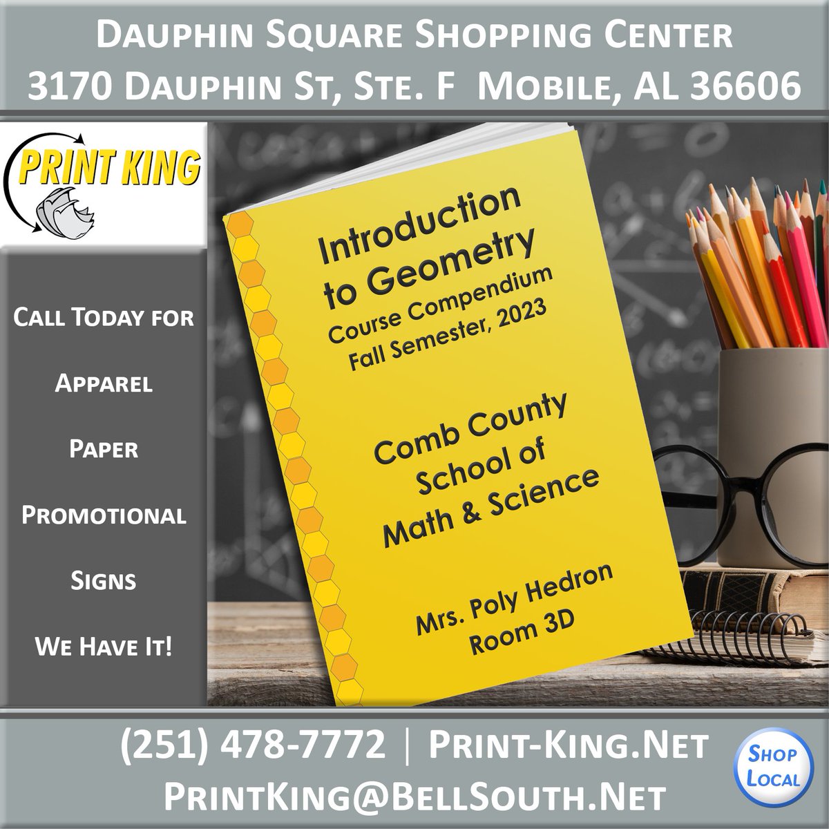 PrintKingMobile's tweet photo. School is back and so are #StudentManuals at #PrintKing. We work with teachers, professors, and educational institutions to print &amp; bind durable, yet attractive #CoursePackets for students throughout Mobile &amp; Baldwin Counties. #SchoolManuals #Manuals #PrintingAndBinding https://t.co/LqxnrNEXWq