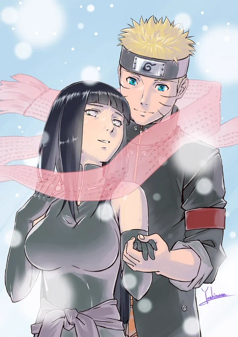THE LAST -NARUTO THE MOVIE- テレビで放映された時に描いてたの思い出した!最後にちゃんとヒナタとナルトが結ばれたのは良かった酷評も聞くのですが自分は素敵な映画だと思いましたよ #NARUTO20th #ナルト #ヒナタ