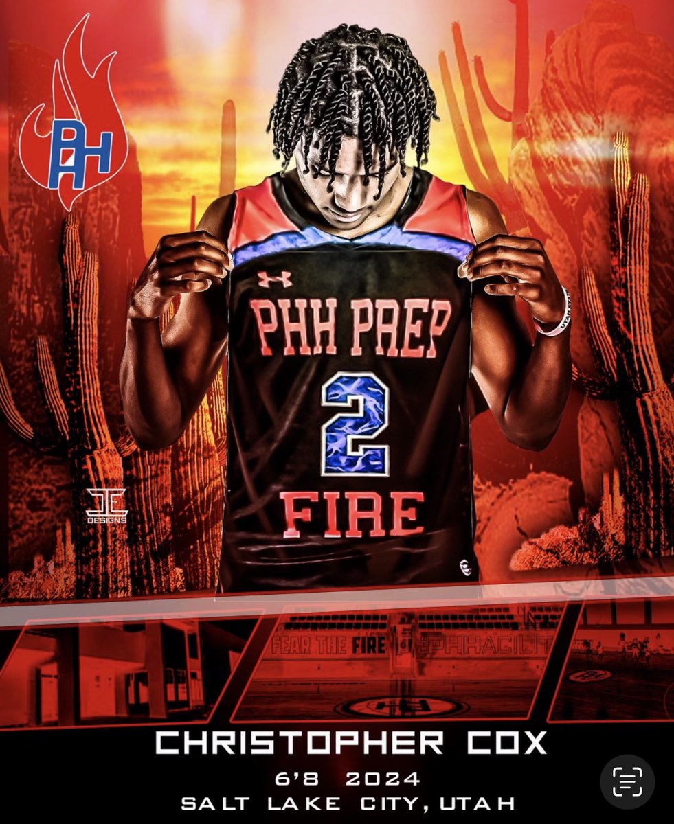 2024 6’8 Wing out of Utah Christopher Cox @chris12cox has COMMITTED to @PhhPrep National HS. This dynamic wing holds offer from NJIT,UCSB,Utah St,S.Utah,USD,Monmouth & Denver. Christopher will have a huge year on the National Stage. Excited to get Chris to @ThePHHacility