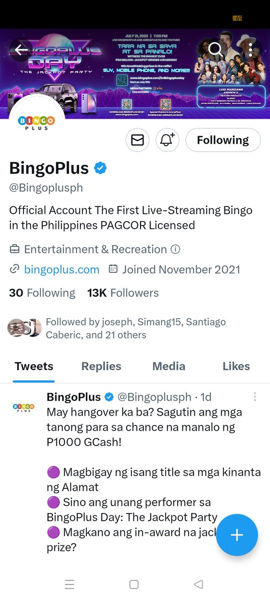 VCaberic's tweet photo. @Bingoplusph Congratulations 🎉👏 Happy 13k followers @Bingoplusph💜💜💜 https://t.co/BjChvlhwGF