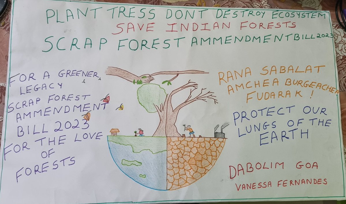 #SaveIndianForest #ScrapForestAmmendmentBill2023