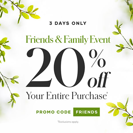 20% Off all orders*. 
Offer good thru July 23rd. 
Enter promo code: FRIENDS 

StarTeamUSA.net

*Ready Set Wellness bundle not included.