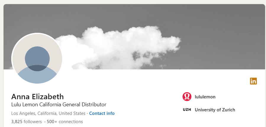 FazFaheem's tweet photo. @lululemon @LinkedIn @LinkedInHelp @LinkedInNews @LinkedInMENA
One employee name as Anna Elizabeth - the general distributor of Lululemon stores in the United States. She's hacked my LinkedIn account and using by changes the name, password and authentication app pin. https://t.co/oXb9uqL5Lz