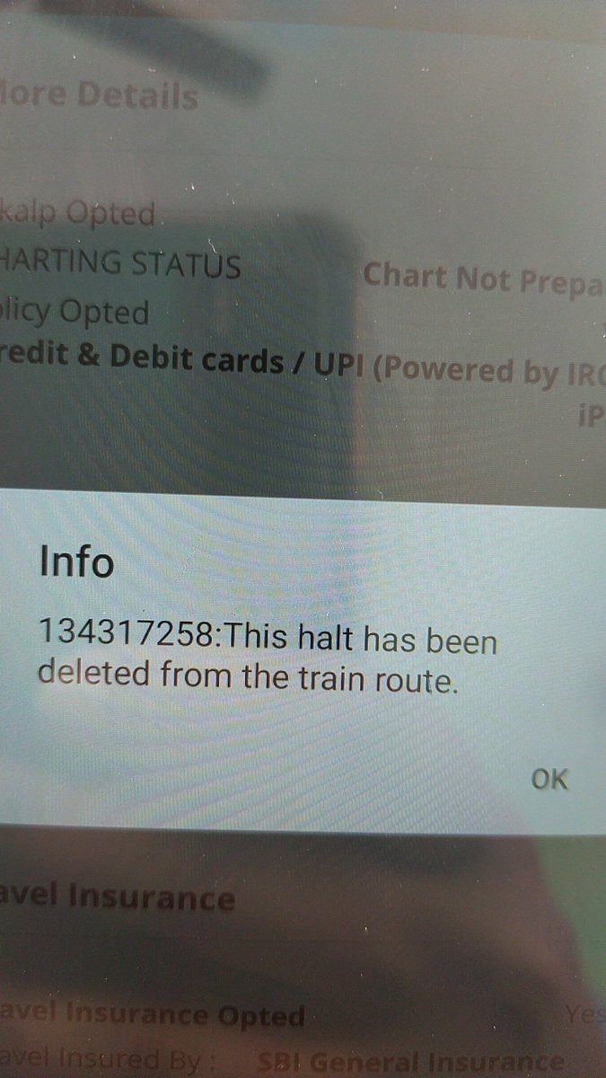 dforjat7's tweet photo. @IRCTCofficial 
Train no 16788
New Delhi to TPJ
Dt 28.7.23
Class 2AC
Confirm ticket Current status show... Like this what that mean https://t.co/B64jtIziFx