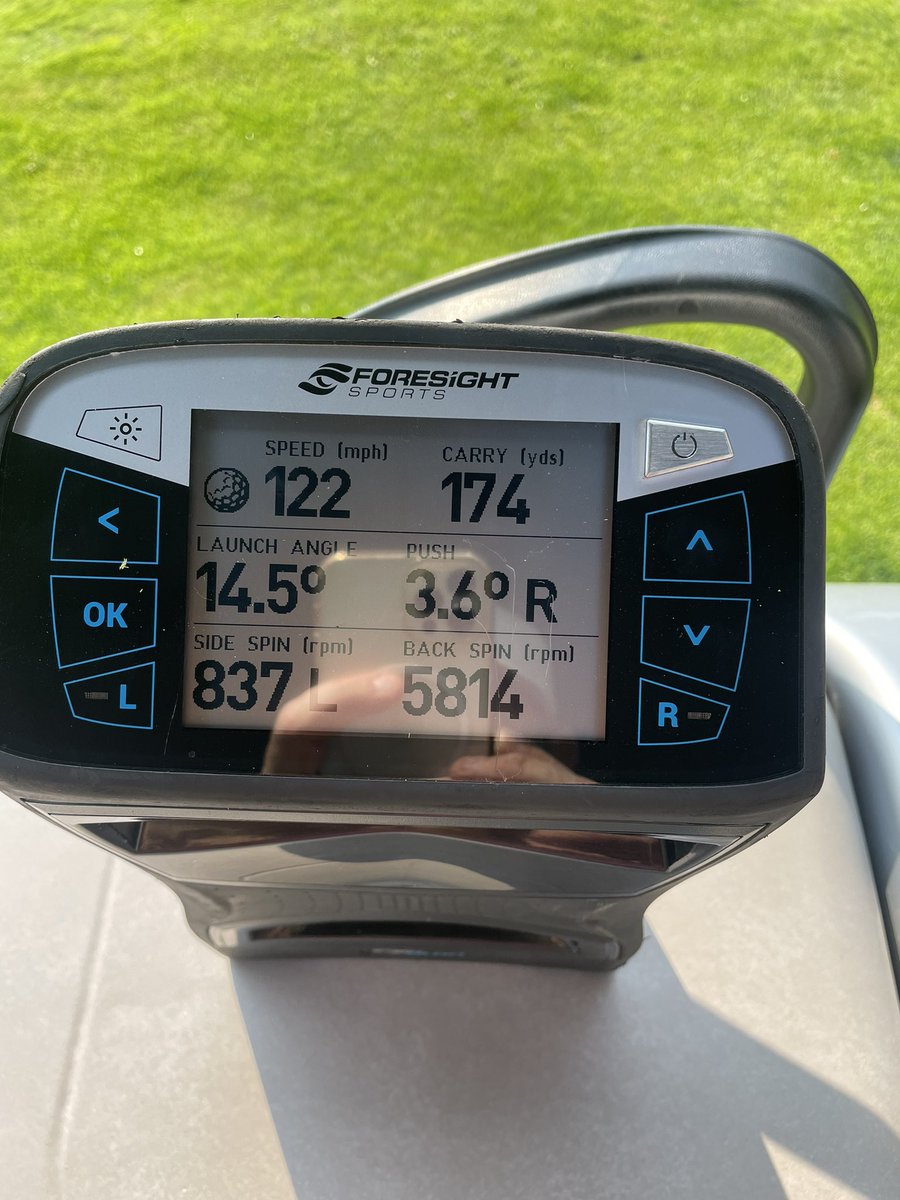 Jonnie_Miller's tweet image. Location: @MoorheadCC 
Conditions: PERFECT! 
Club: 7 Iron
Direction:  17 yard draw
Distance: 174 Carry
Feeling:  LETS GO! 
Last 63 Holes at MCC:
17 Birdies | 6 Bogeys  🔥 

Oh if only one could hold this feeling forever.  😋

#golf #golow #makeeverything #LoveMyMcc #gcquad…