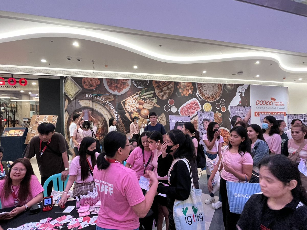 ABSCBNNews's tweet photo. LOOK: Fans of Apink, CIX, BTOB’s Minhyuk and Infinite’s Nam Woohyun put up “fan zones” at Gateway Mall in Cubao, Quezon City.

The K-pop acts are set to perform at #BeYou3 at the Araneta Coliseum this Sunday night. | via @jaehwabernardo https://t.co/0P8h1cH7BL