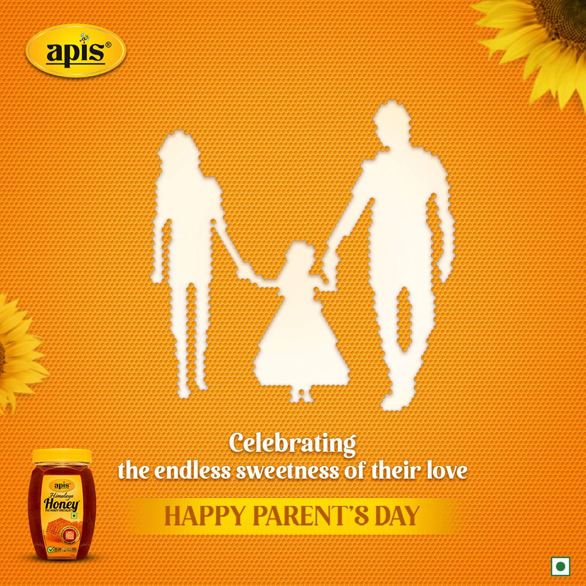 apis_india's tweet photo. Celebrating parents' unwavering love and the sweetness they bring to our lives on this special day.

#ParentsDay #SweetestBond #Parents #Apis #TopicalSpot #Family https://t.co/ZPRgjcg0Ry