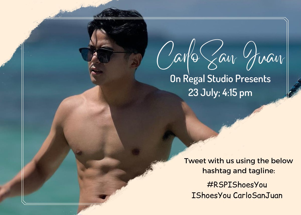 Regal Studio Presents: I Shoes You
Starring @mikeequintos @carlosanjuan_ and Bruce Roeland.

Exciting episode later! Let's watch! Kindly join us as well on our Twitter Party. See you!

#RSPIShoesYou 
IShoesYou CarloSanJuan