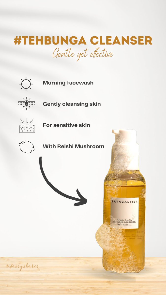 ethereallydaisy's tweet photo. Ha siapa yang kulit dia sensitive or acne-prone meh sini, I nak tunjuk kenapa our cleanser ni is the best one for you!✨
#TehBunga ni bila pakai tak buat kulit tegang tau, tapi still rasa bersih and glowing!
Those yang ada tiny bumps pun kena ambik!Sebulan je dah hilang🙈💛 https://t.co/ee3eXsLd0w