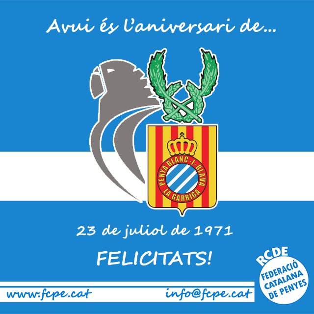 fcp_espanyol's tweet photo. Avui és l'aniversari de... la @pbiblg! Moltes felicitats, pericos! #RCDE #FCPE https://t.co/rVVsdVCstL