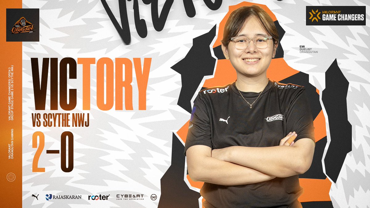 orangutan_gg's tweet image. Starting the day with another W!

Won our 5th matchup of the Group Stages against Scythe NWJ 🧡

#GameChangers #Open3