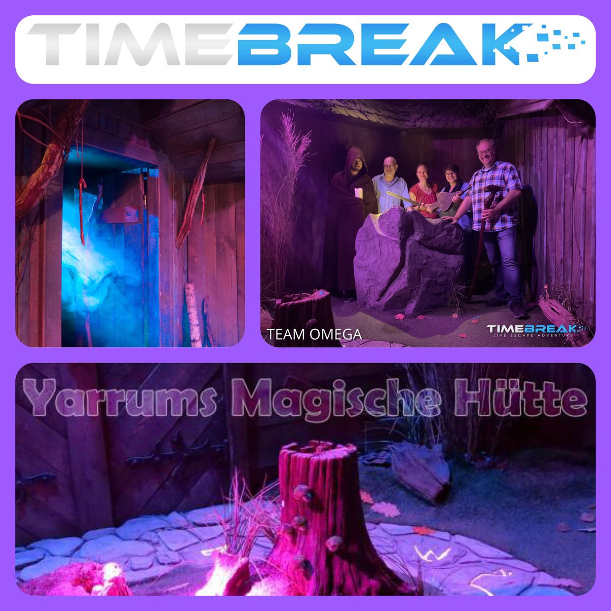 MysteryAgencyRE's tweet image. Die Mystery Agents on tour bei Timebreak, Bonn: Team Omega springt wieder durch Raum und Zeit und entdeckt im tiefen Wald „Yarrums Magische Hütte“… Wow! 😎

#bonn #timebreak #zauberrei  #escapegames #escaperoom #mysteryagents #mysteryagency #recklinghausen #yarrumsmagischehütte