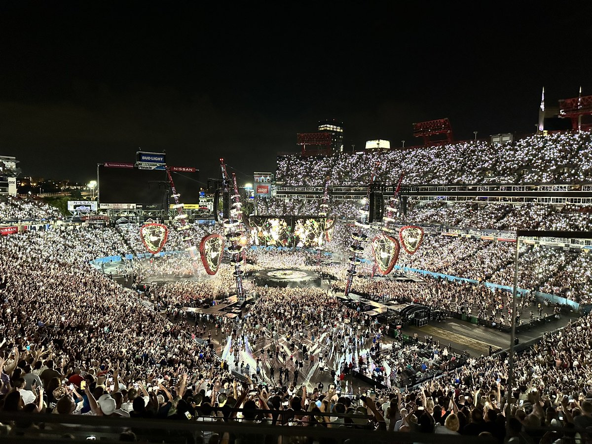 2nd time seeing <a href="/edsheeran/">Ed Sheeran HQ</a> in concert! Last time was the legendary Hollywood Bowl for the Multiply Tour. That show was amazing &amp; all done on his loop station. Tonight’s show on the #MathematicsTour here at Nissan Stadium in #Nashville was loop station plus band, and Ed killed it!