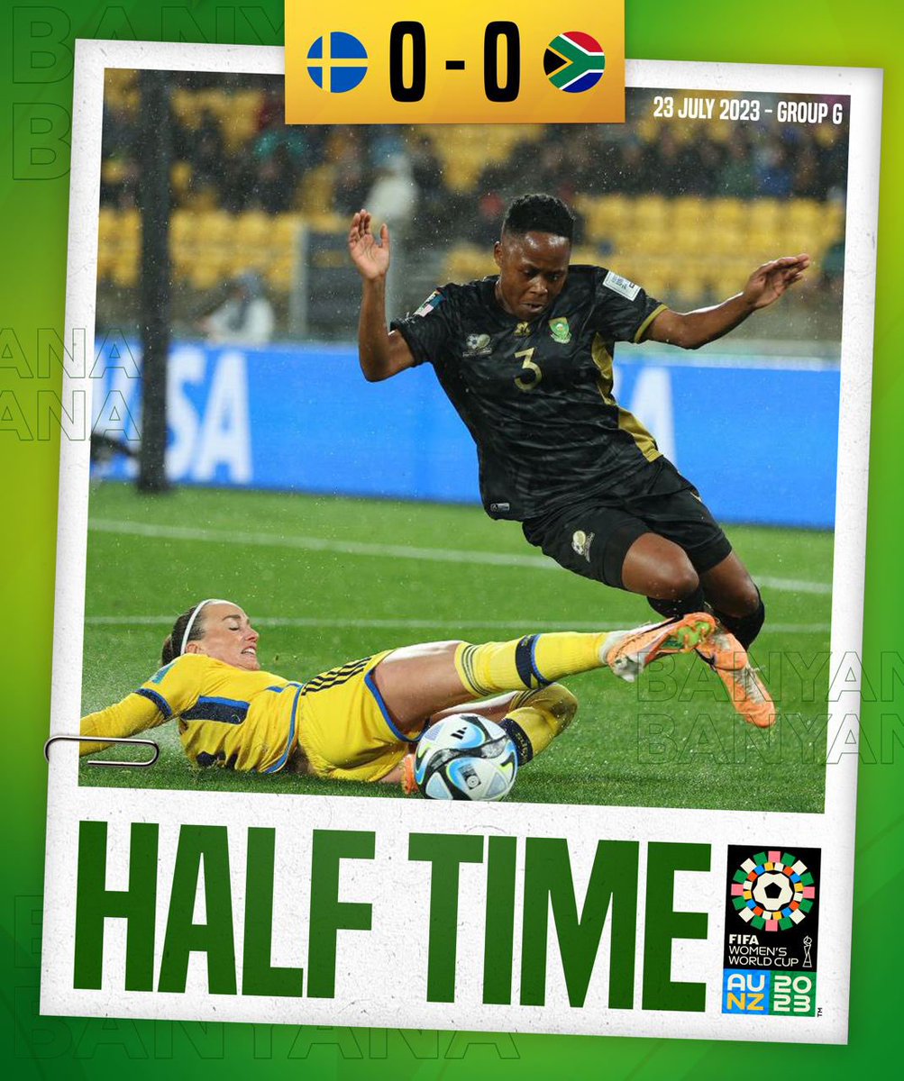 Half-time! 

#BeyondGreatness #FIFAWWC